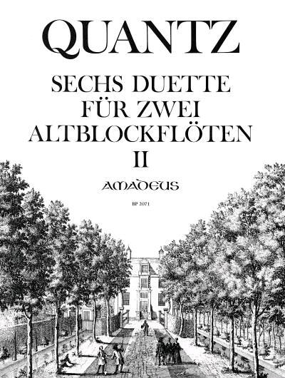 6 Duetten 2 Op.2  Johann Joachim Quantz   2 Alto Recorders : photo 1