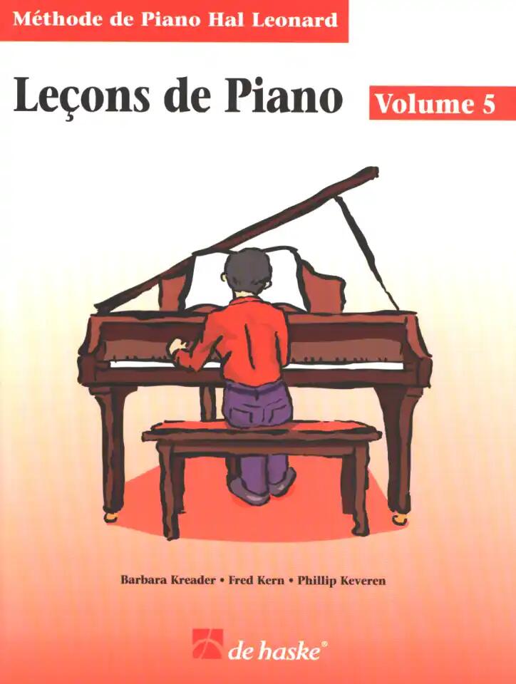 Leçons de Piano, volume 5 (avec Cd) Méthode de Piano Hal Leonard : photo 1