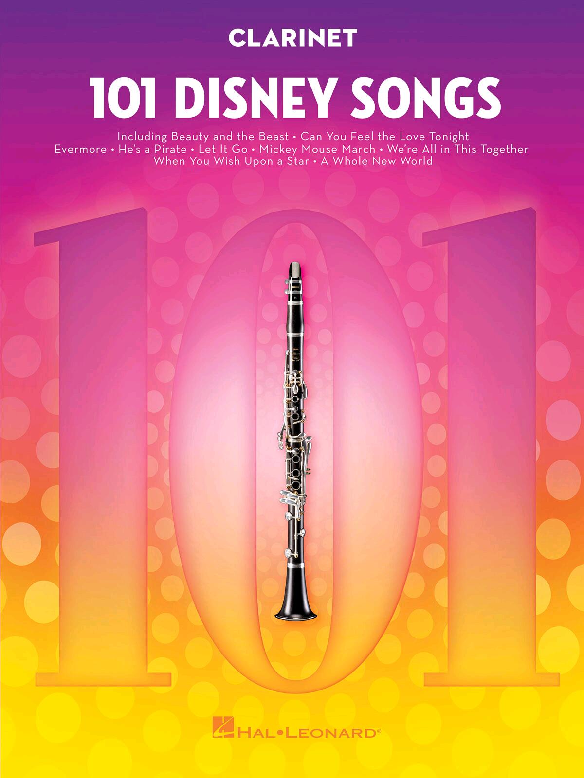 101 Disney Songs for Clarinet    Clarinet Instrumental Folio : photo 1