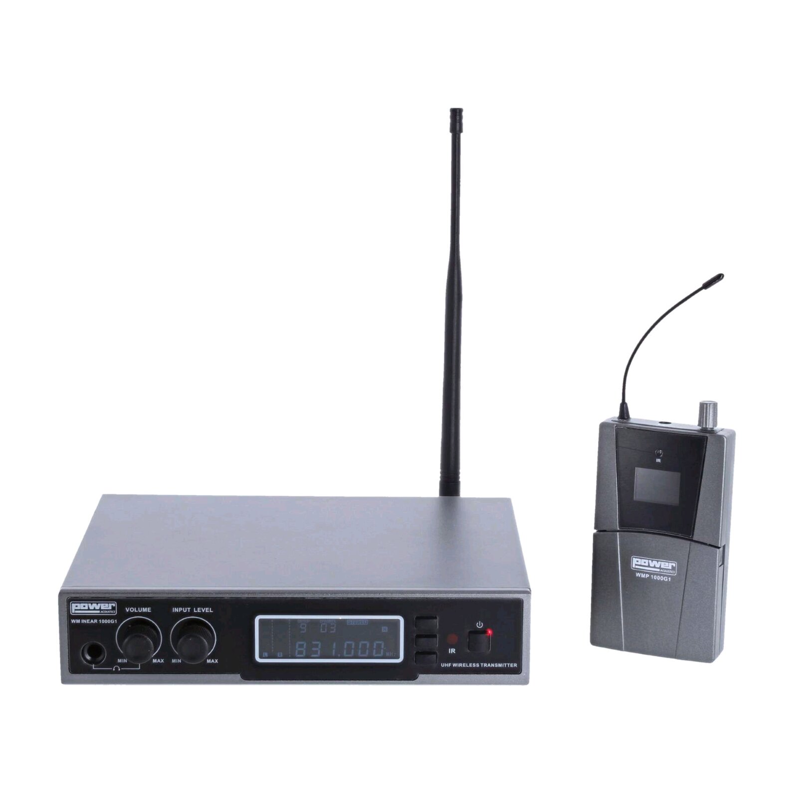 Power Acoustics WM INEAR 1000 G1 Système sans fil din-ear monitoring 823-832 MHz : photo 1