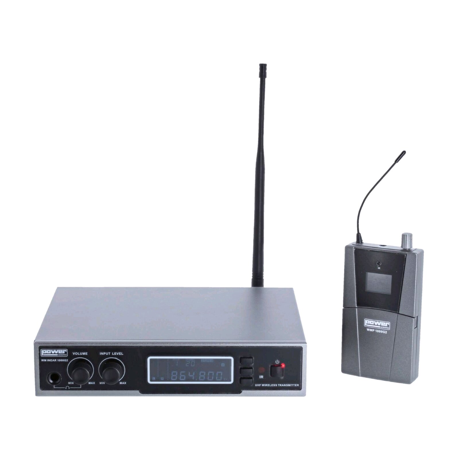 Power Acoustics WM INEAR 1000 G2 Drahtloses Di-Ear-Monitoring-System 863-865 MHz : photo 1