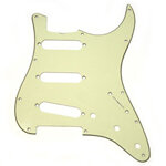 Fender Pickguard Stratocaster S/S/S 11-Hole Vintage Mount (with Truss Rod Notch) Mint Green 3-Ply : photo 1