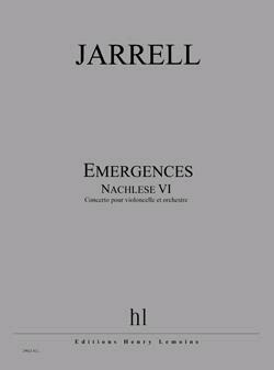 Emergences - Nachlese VI  Michael Jarrell   Cello and Orchestra : photo 1