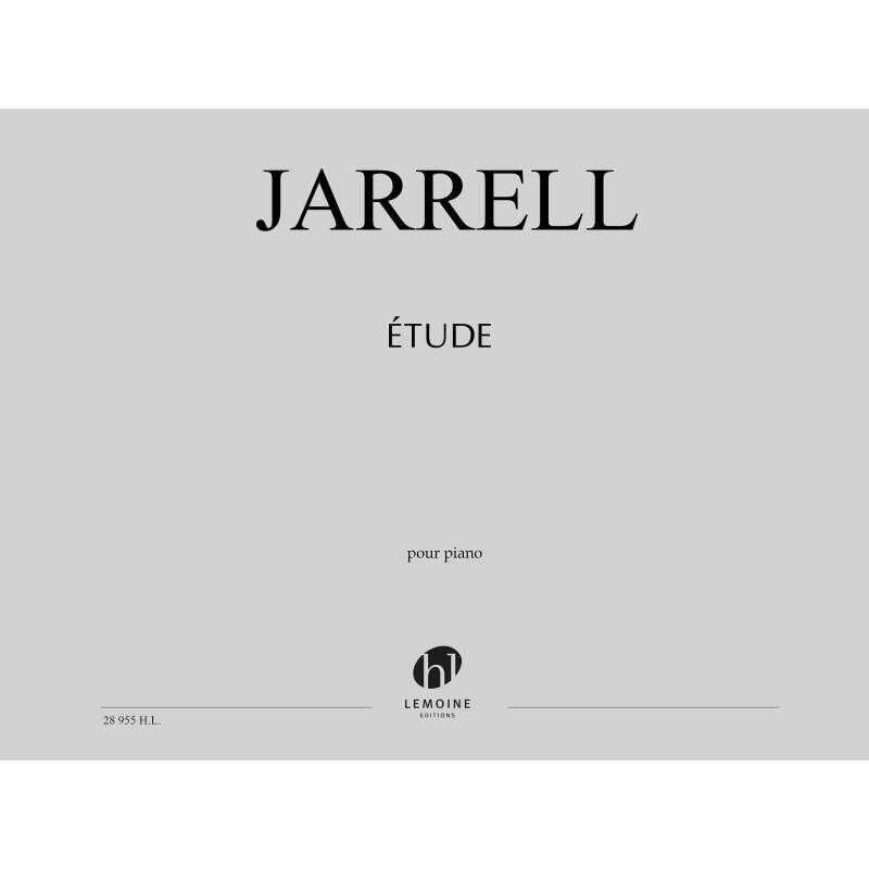Etude pour piano  Michael Jarrell   Klavier : photo 1