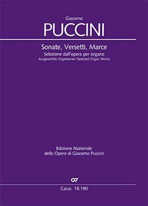 Carus Sonate Versetti Marce Selected Organ Works Giacomo Puccini  Virgilio Bernardoni Orgel : photo 1