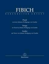 Songs on Texts by Johann Wolfgang von Goethe  Zdenek Fibich  Barbora Kubeckov Vocal and Piano : photo 1