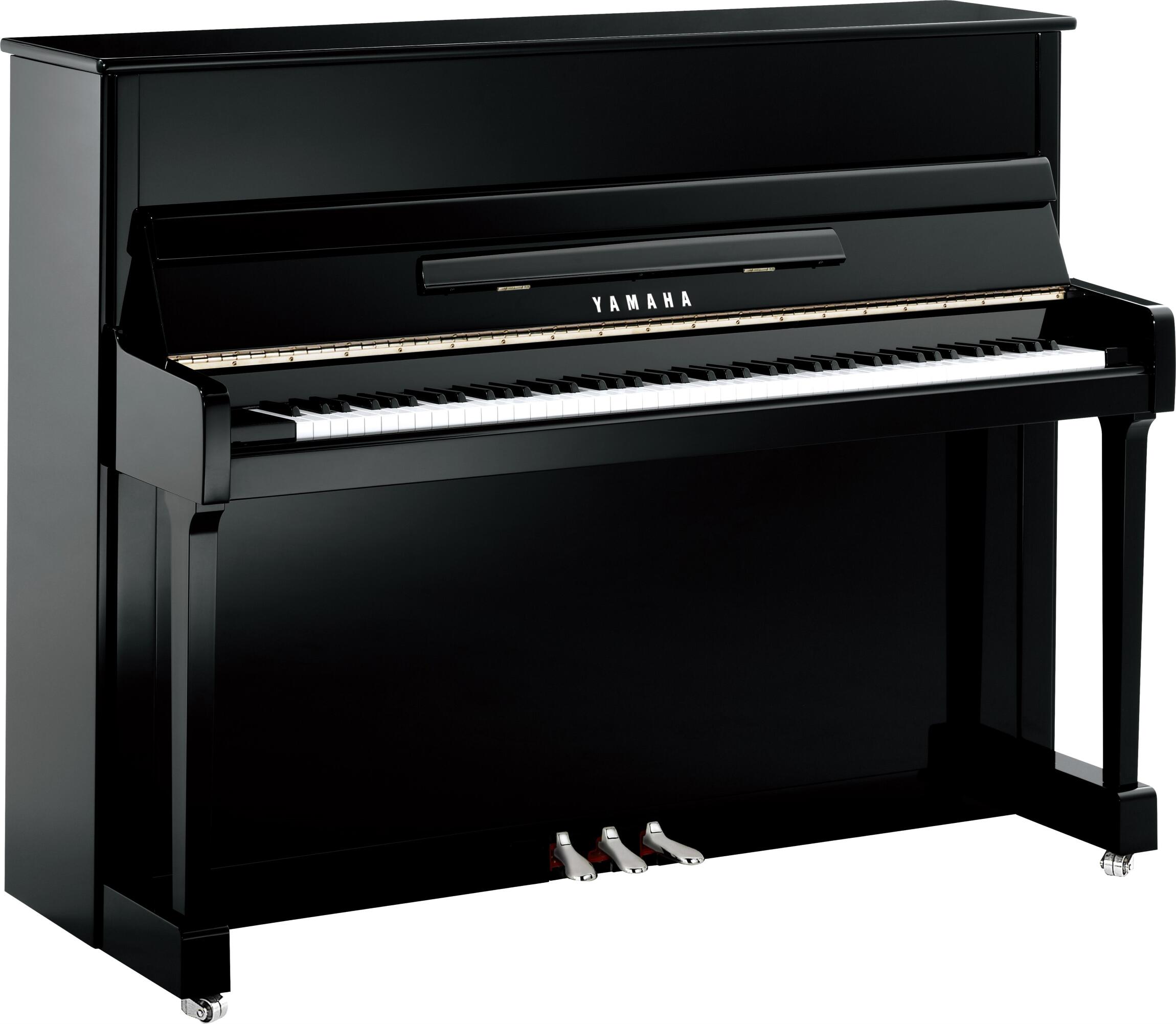 Yamaha Pianos Acoustic P116 PEC Noir poli-brillant Chrome 116 cm : photo 1