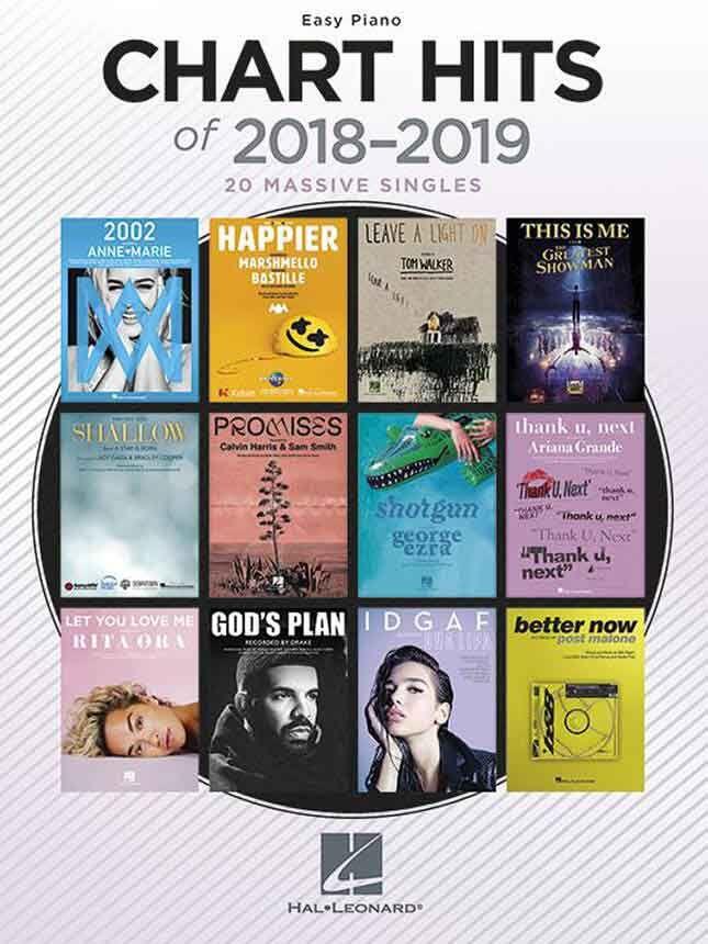 Chart Hits Of 2018-2019 20 Massive Singles Piano Vocal and Guitar : photo 1