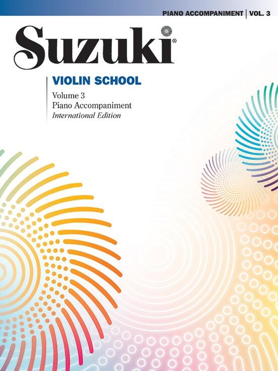 Suzuki Violin School vol. 3 - Piano Acc. (Revised) Shinichi Suzuki  Violin Suzuki Method International : photo 1