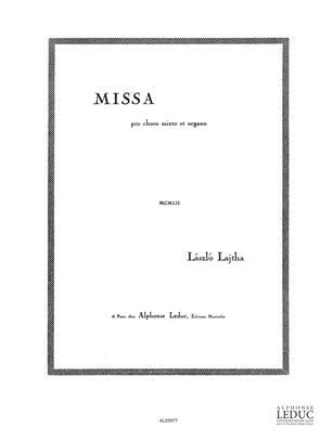 Alphonse Lajtha Missa Pro Choro Mixto et Organo Op 54 Laszlo Lajtha  Orgel : photo 1