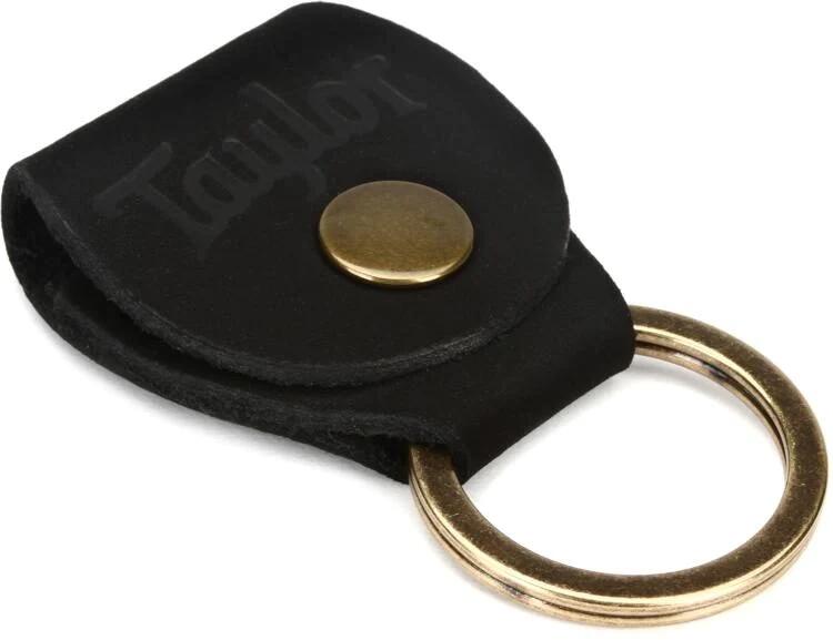 Taylor Key Ring W/Pick Holder Black Nubuck