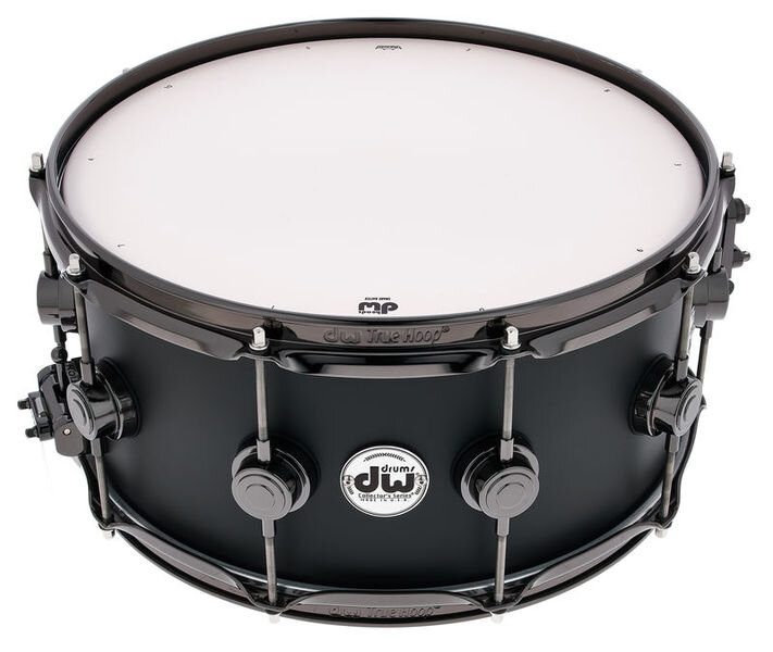 DW Collector Snare 14 x 6.5 Satin Black : photo 1