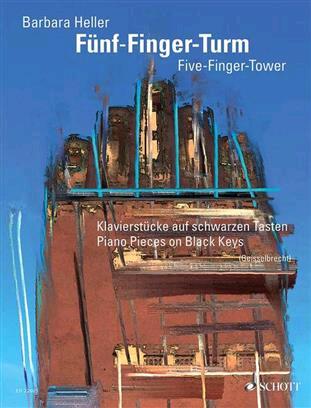 Fünf-Finger-Turm Klavierstücke auf schwarzen Tasten : photo 1