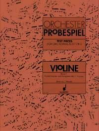 Orchester Probespiel Violine Band 1Klangbeispiele wichtiger Passagen aus der Opern- und Konzertliteratur : photo 1