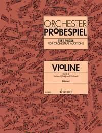 Orchester Probespiel Violine Band 2Klangbeispiele wichtiger Passagen aus der Opern- und Konzertliteratur : photo 1
