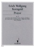 Prayer op. 32 for tenor solo, female voices (3 (6) S, 3 (6) A), organ and harp (or piano) : photo 1