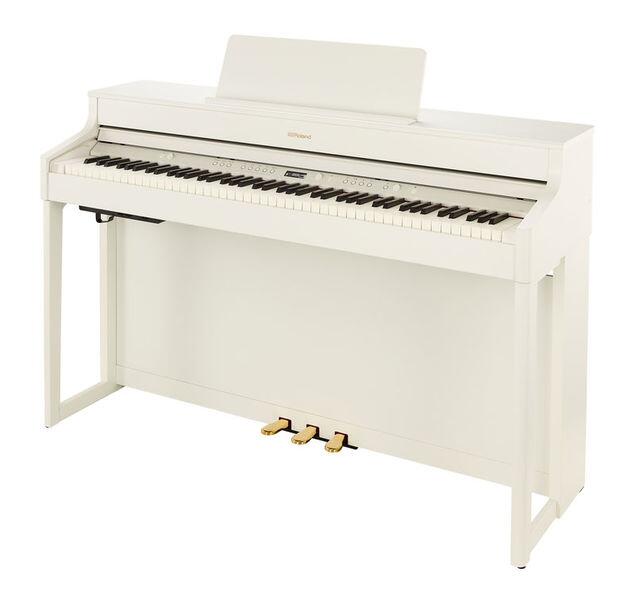 Roland HP702 Concert Class Piano Weiß + Pianoständer KSH704 / 2WH : photo 1