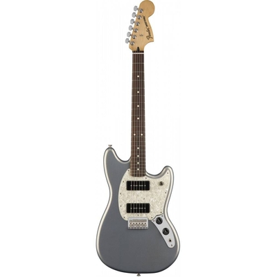 Fender Offset Mustang 90 Pau Ferro Fingerboard Silver