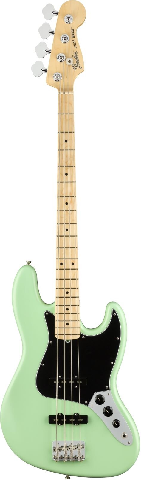 Fender American Performer Series Jazz Bass Maple Fingerboard Satin Surf Green : photo 1