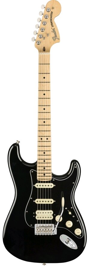 Fender American Performer Series Stratocaster HSS Maple Griffbrett schwarz : photo 1