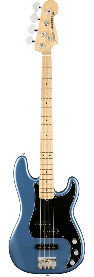 Fender American Performer Series Precision Bass Maple Fingerboard Satin Lake Placid Blue : miniature 1