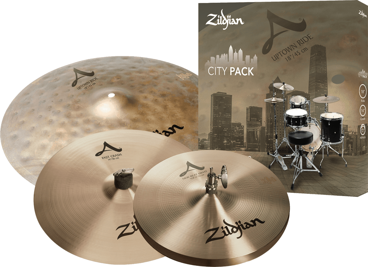 Zildjian A City Cymbal Pack - HH 12 