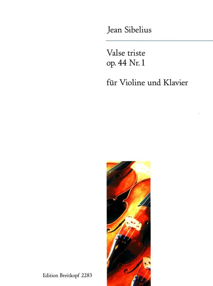 Valse Triste Op.44/1 Violine und Klavier : photo 1