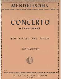 Concerto Mi M. Op. 64 (Francescatti)Violine und Klavier : photo 1