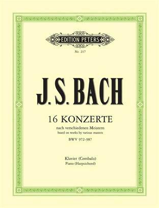 16 Concerten BWV972-987nach verschiedenen Meistern : photo 1