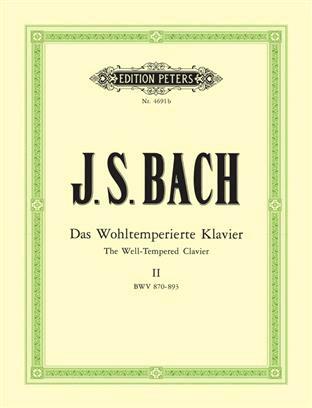 Das Wohltemperierte Klavier Teil 2 BWV 870-893The Well-Tempered Clavier - Book 2Le clavecin bien tempéré vol. 2 : photo 1