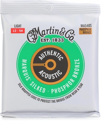 Martin & Co MA540S Authentic Acoustic Marquis Silked - 92/8 Phos. Bronze .012-.054 - Light