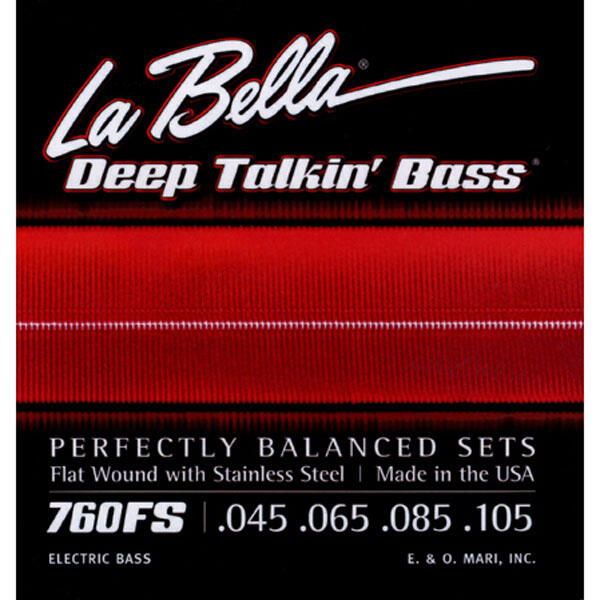Jeu de cordes pour basse Deep Talkin Black nylon tape 50-105 Jeu de cordes pour basse Deep Talkin Black nylon tape 50-105