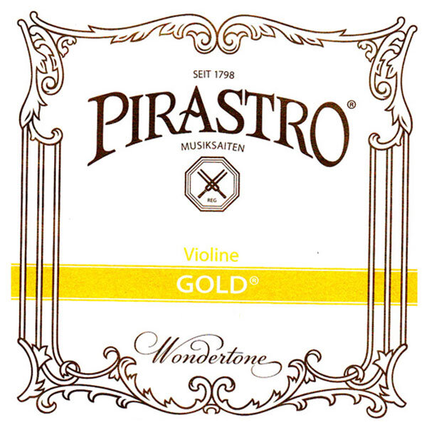 Pirastro Violon 4/4 GOLD 3e RE-D boyau/argent-alu. moyen  sachet : miniature 1