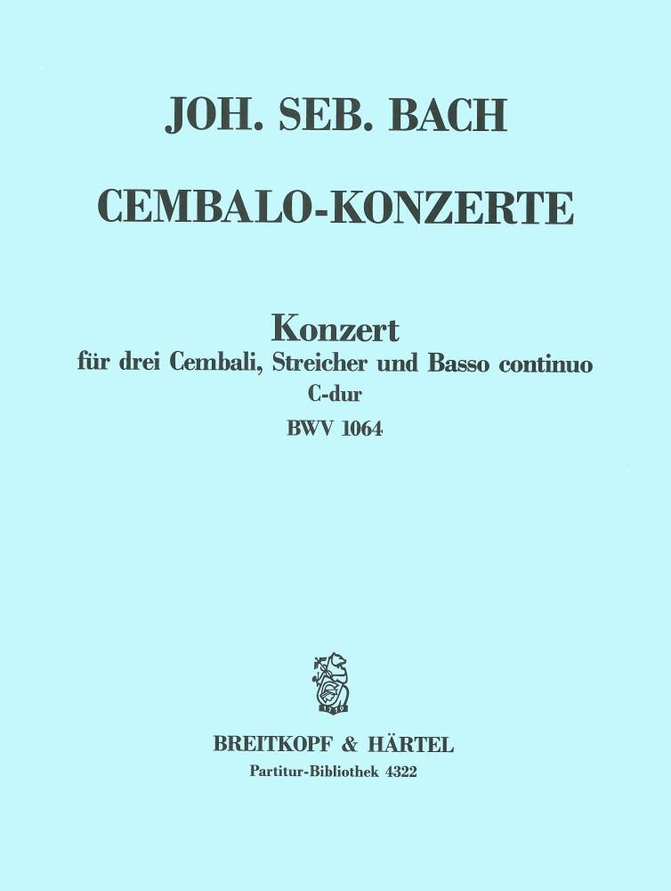 Cembalokonzert C-dur BWV 1064 Conducteur : photo 1