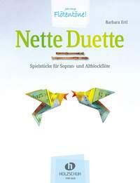 Nette Duette Spielstücke für Sopran- und Altblockflöte : photo 1