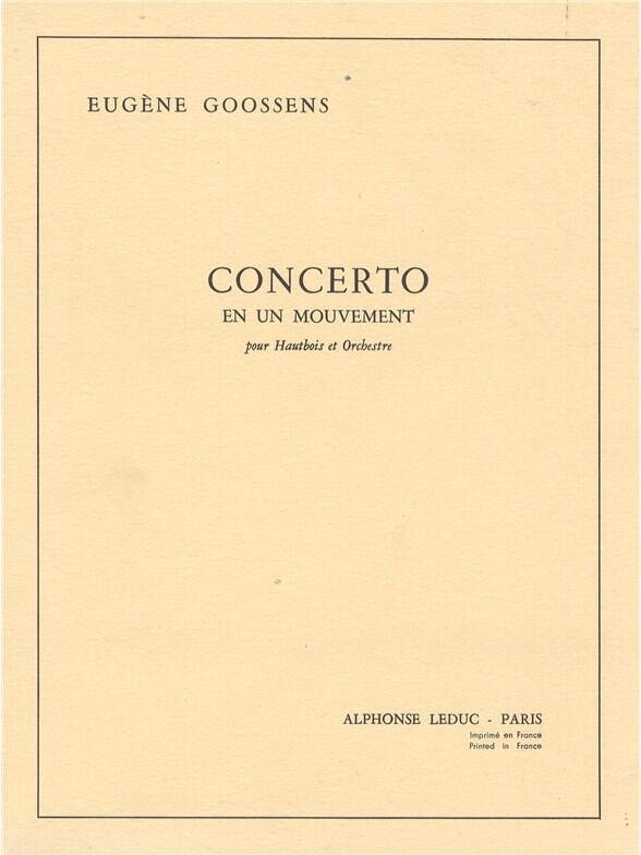 Alphonse Eugene Goossens: Concerto en 1 Mouvement Op.45 : photo 1