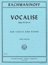 International Music Co. Vocalise O34/14 Sergei Rachmaninov en mi mineur : photo 1