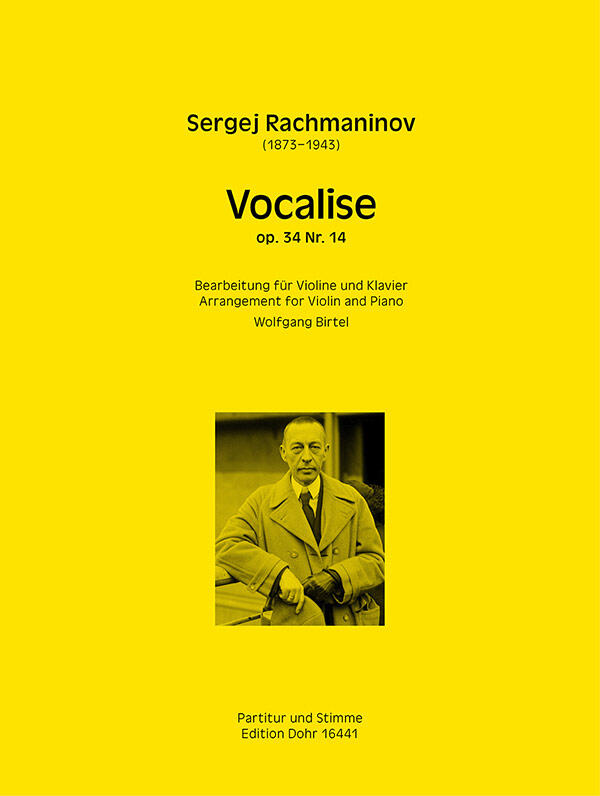 Vocalise op.34/14 Sergei Rachmaninov en la mineur : photo 1
