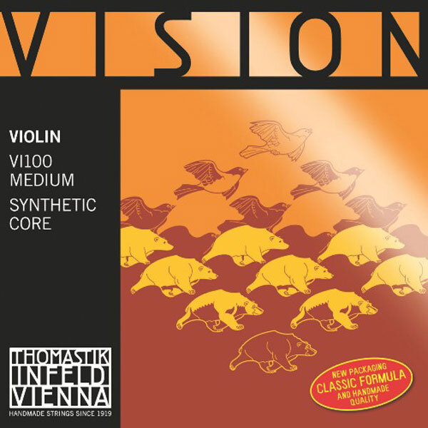 Thomastik Violin Strings 4/4 VISION Synth.set / Medium Silver : photo 1