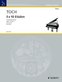 10 Concert Etudes op. 55 Band 1 Nos 1-5 Ernst Toch : photo 1