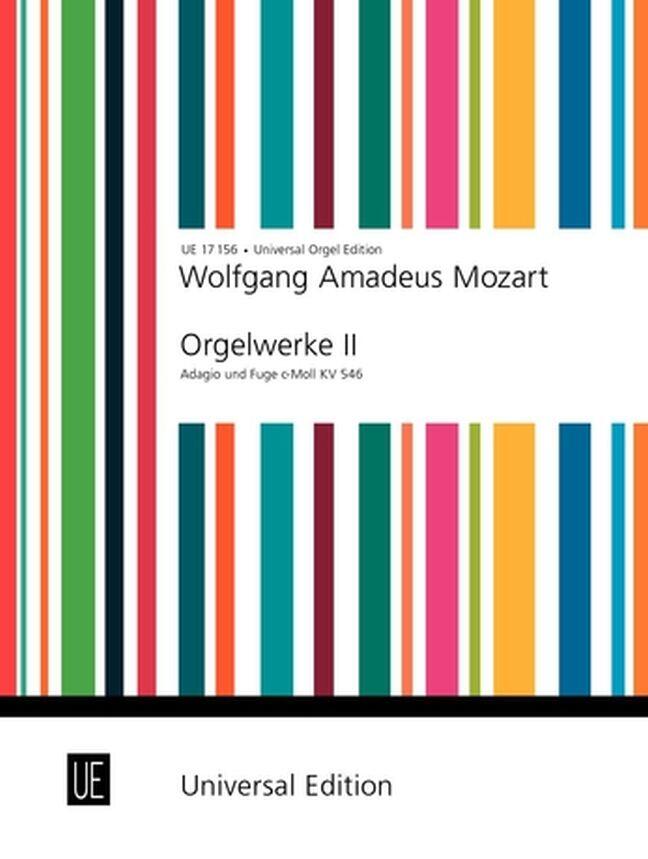 Universal Edition Orgelwerke 2  Adagio & Fuga KVkv546 Wolfgang Amadeus Mozart : photo 1