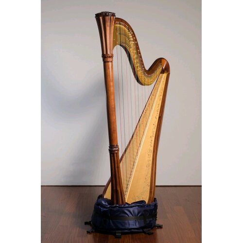 Salvi Housse de transport pour socle harpe à pédale Daphne 40 bleu : miniature 1
