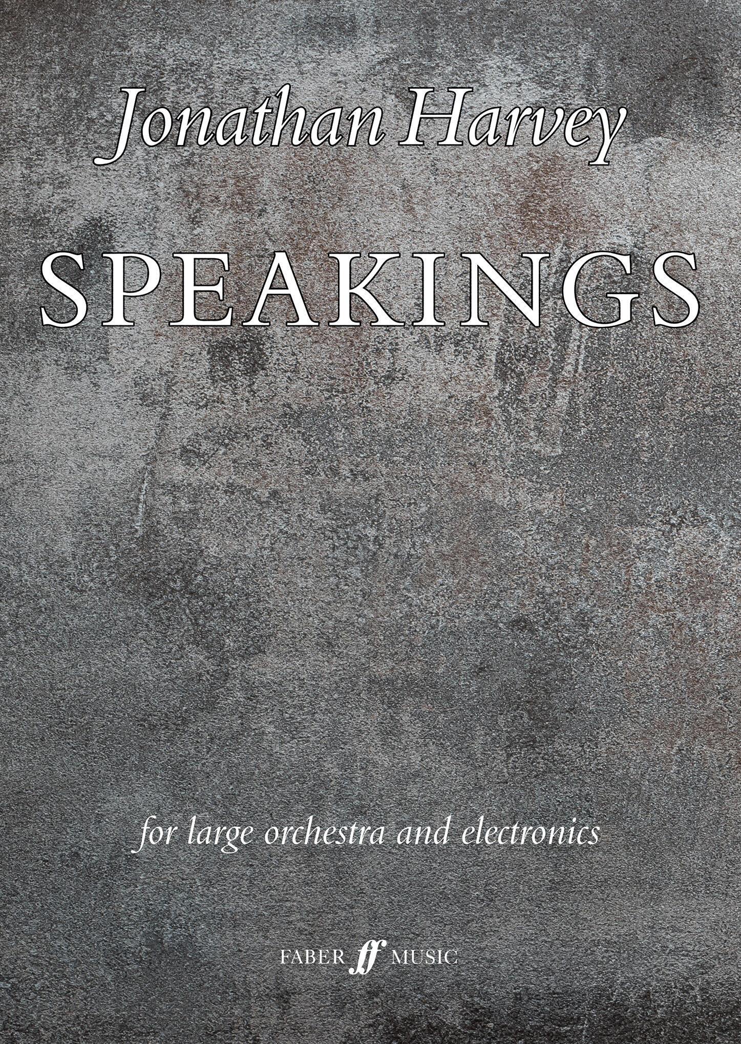 Speakings for large orchestra and electronics Jonathan Harvey  Orchestra Partitur  571538886 : photo 1