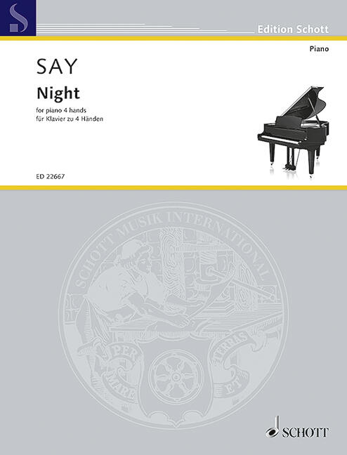 Schott Music Night Op. 68  Fazil Say  Piano 4 Hands : photo 1