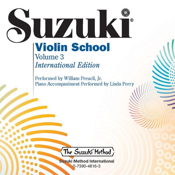 Suzuki Violin School Volume 3 International edition CD ed. Linda Perry / William Preucil Jr. : photo 1