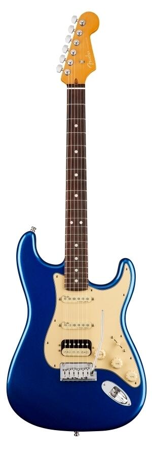 Fender American Ultra Stratocaster Rosewood Fingerboard HSS Cobra Blue : photo 1