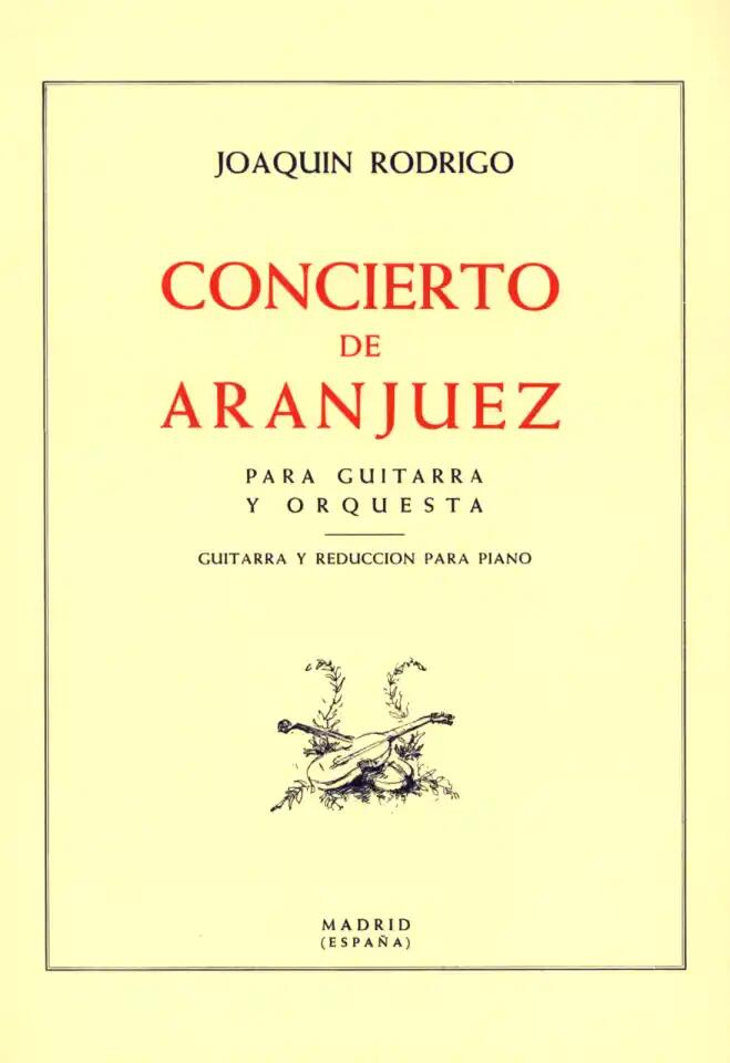 Concierto De Aranjuez (Red. Piano)  Joaqun Rodrigo  Guitar and Orchestra Klavierauszug  EJR 190114 : photo 1
