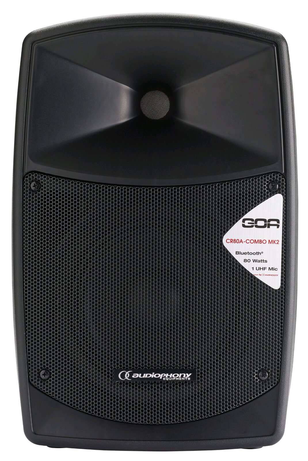 Audiophony CR80A-COMBO MK 2 Sono portable Bluetooth avec lecteur USB et un micro HF : miniature 1
