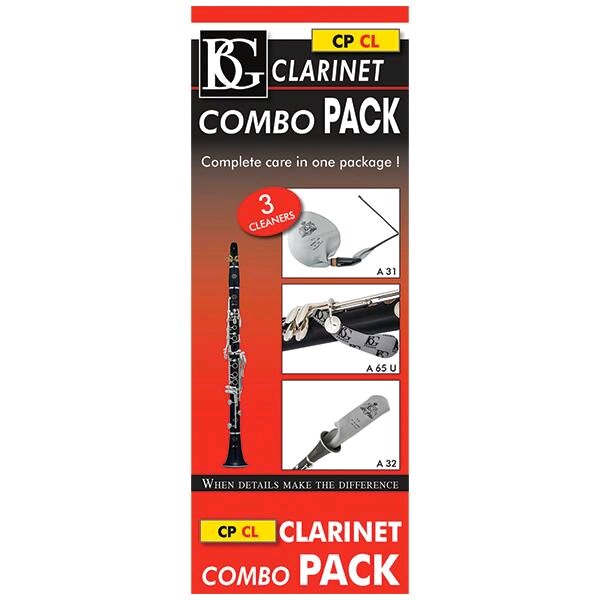 BG Combo Pack, 3 Bb Clarinet Swabs (BG-CPCL) : photo 1