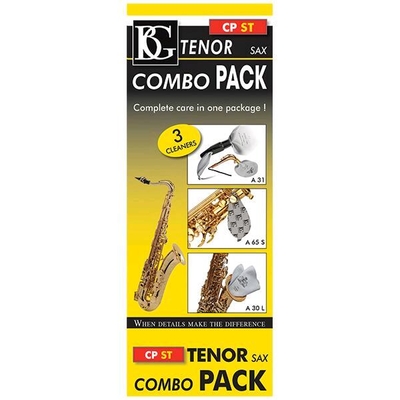 BG BG-CPST BG Combo Pack 3 écouvillons pour sax ténor